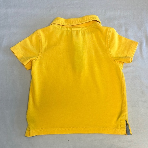 Gymboree Yellow Polo Shirt Short Sleeves Classic Style - Picture 3 of 3